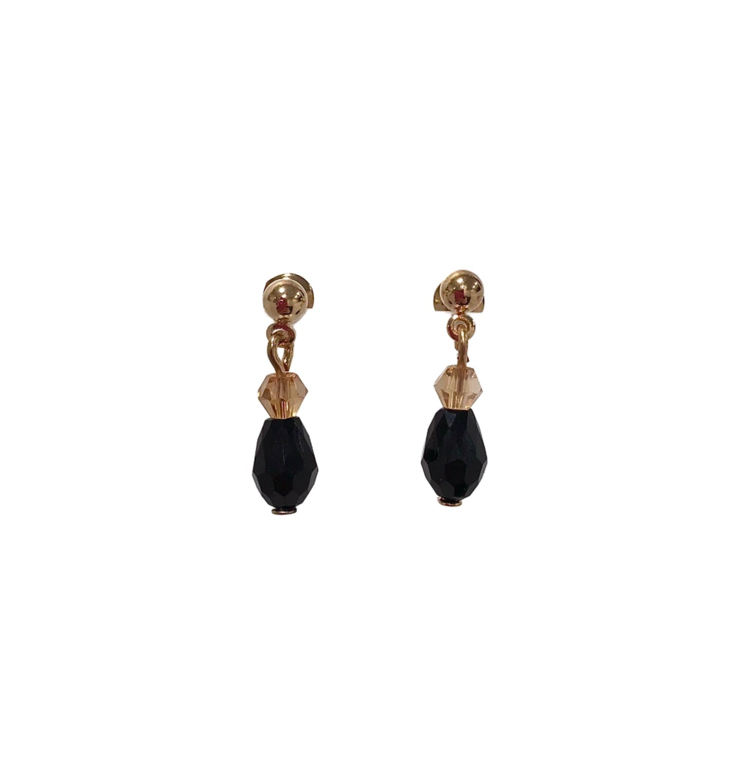 Teardrop Bead Drop Earrings