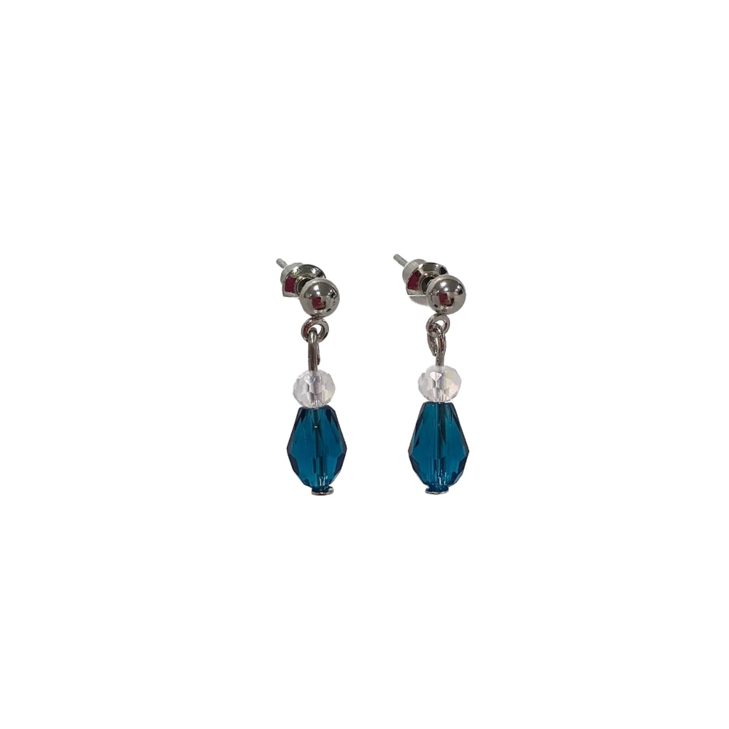 Teardrop Bead Drop Earrings