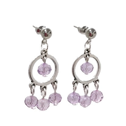 Round 4 Bead Drop Earring