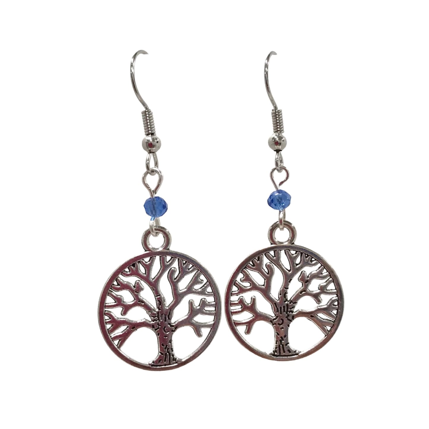 Tree of Life Bead Drop Earrings