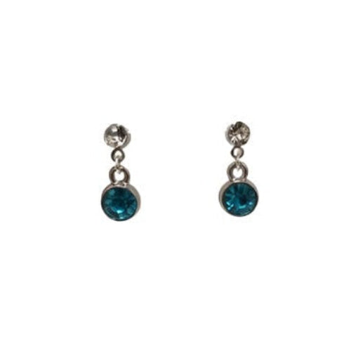 Double Crystal Rhinestone Drop Earring