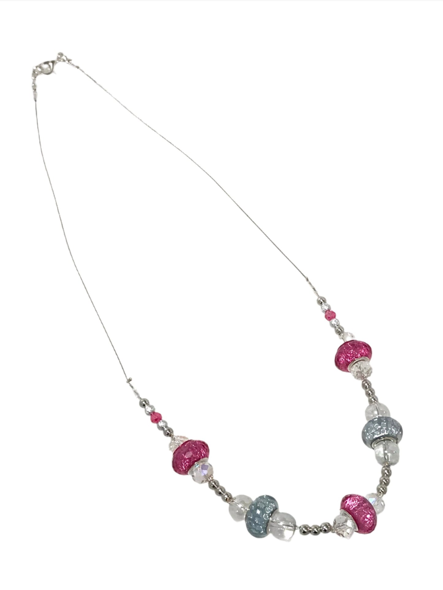 Lampwork Multi Colour Bead Necklace