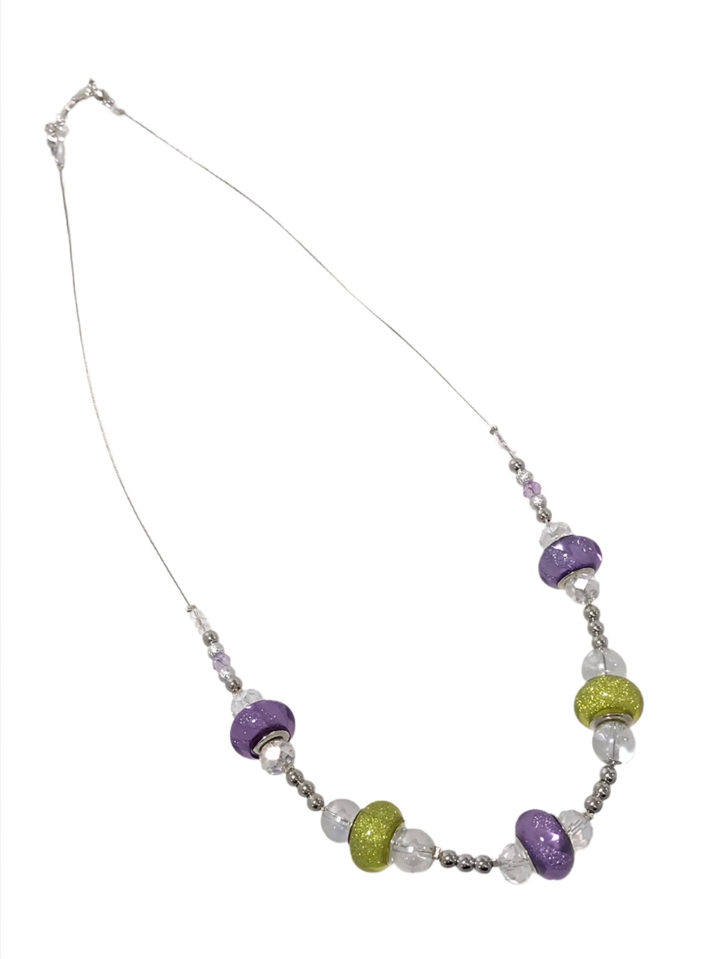 Lampwork Multi Colour Bead Necklace