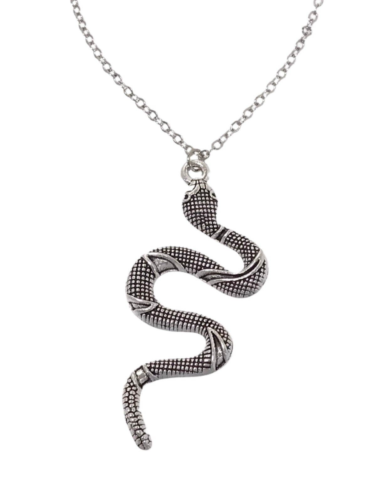Silver Snake Pendant Chain