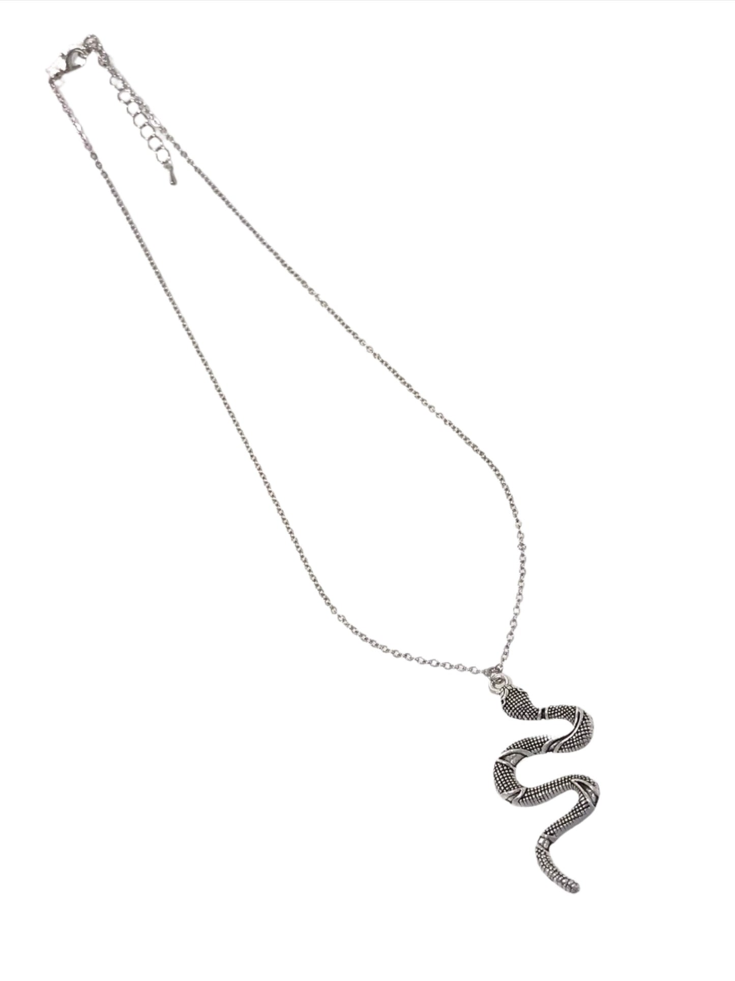 Silver Snake Pendant Chain