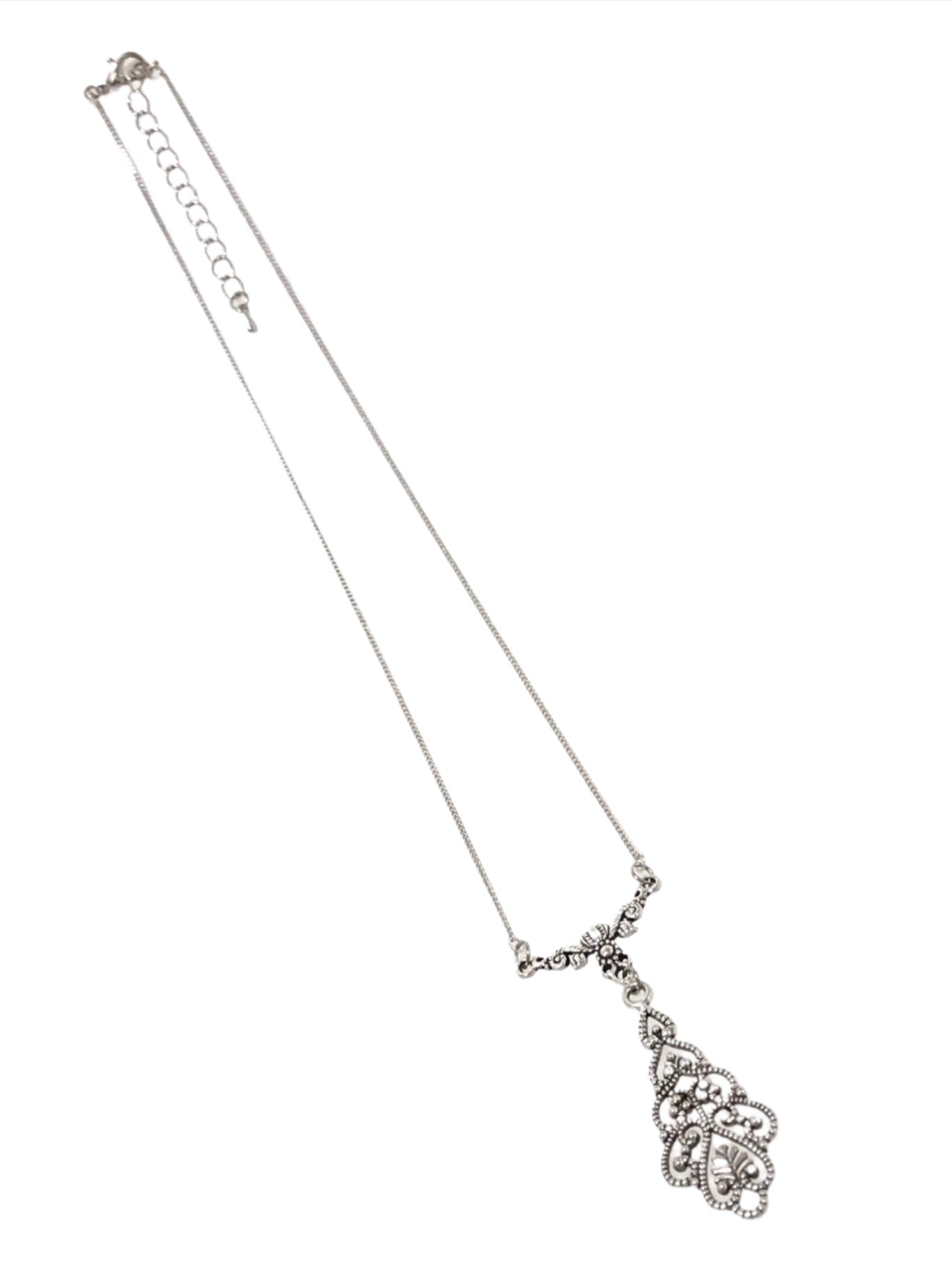 Silver Filagree Ornate Pendant