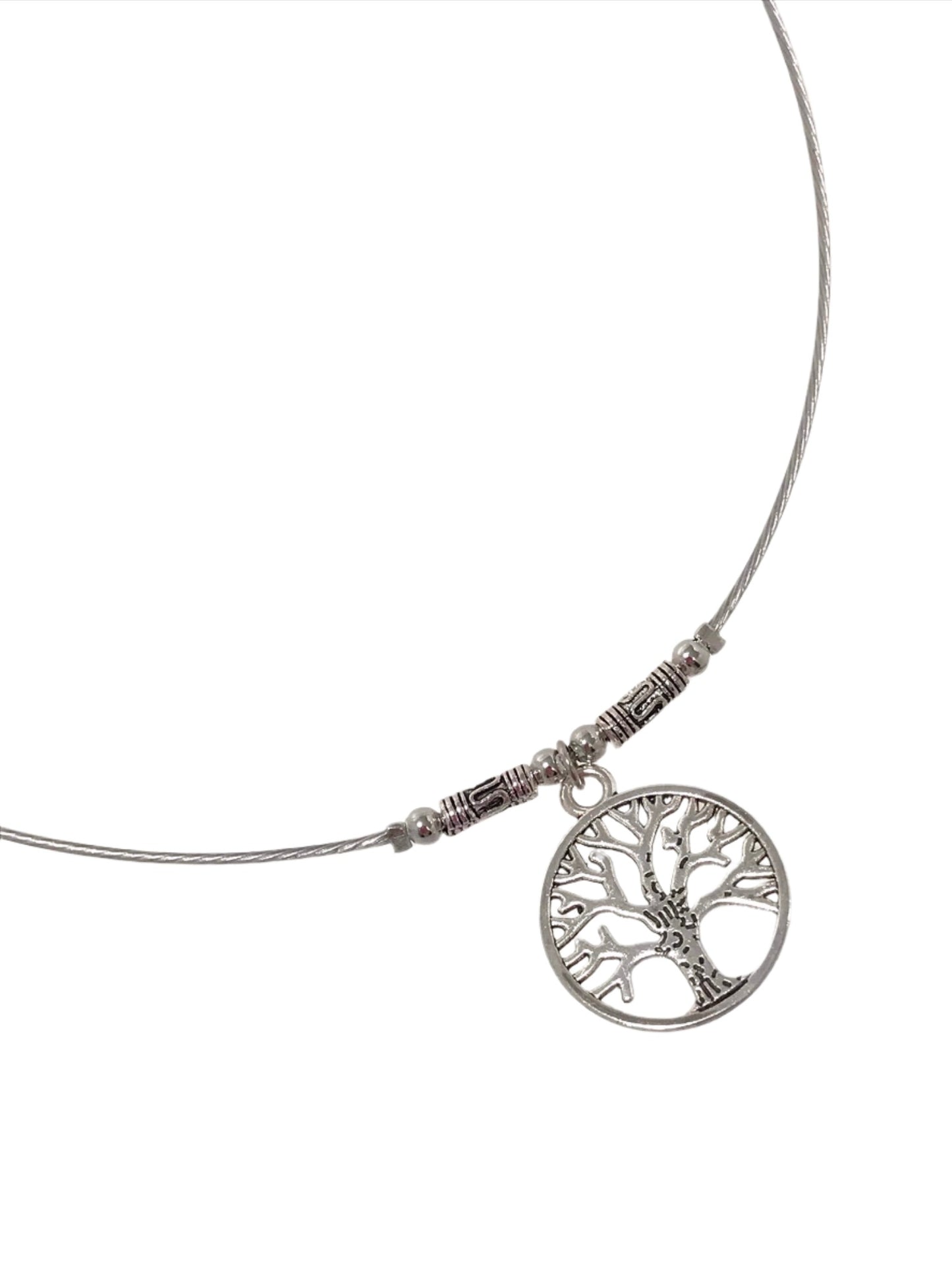 Tree of Life Tiger Tail Necklace
