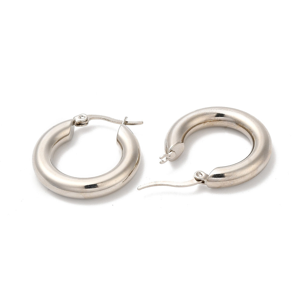 Stainless Steel Hoop Earrings