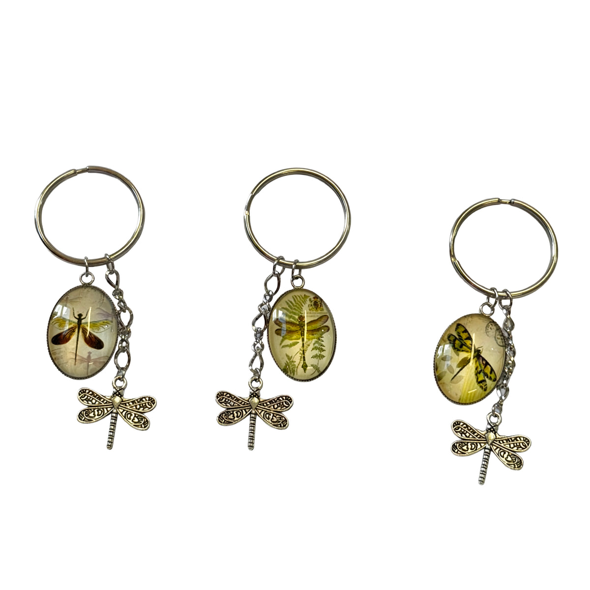Vintage Dragonfly Keyrings
