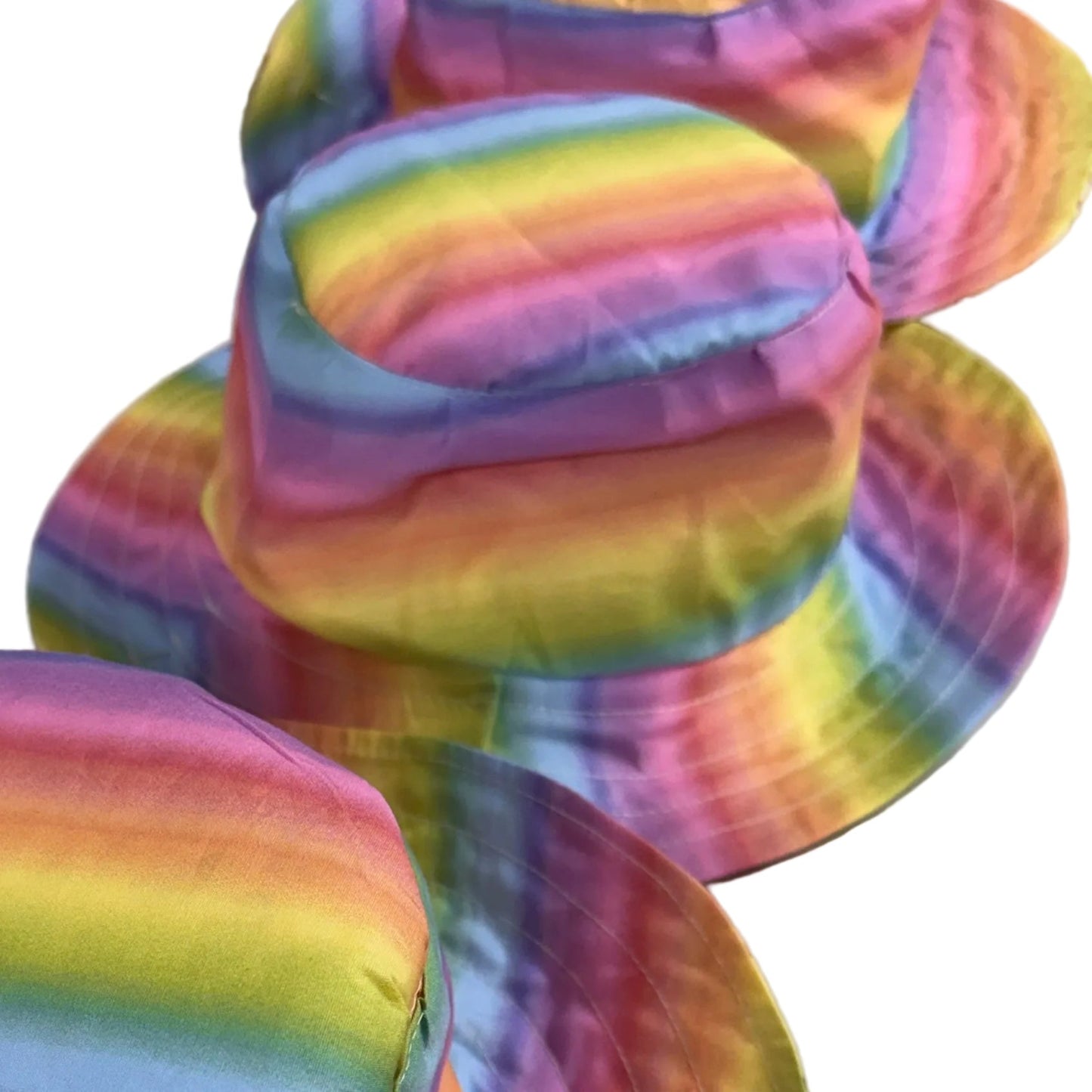 Sunhat rainbow butterfly print reversible