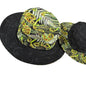 Sun hat fern koru moko print reversible