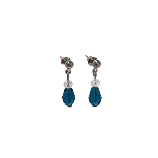 Teardrop Bead Drop Earrings