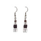 Two Tone 4 Bead Drop Earrings