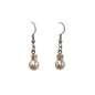 Pearl Square Bead Drop Earring