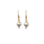 Pearl Gold Bead Drop Earring