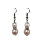 Antique Pearl 2 Tone Bead Earring