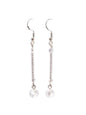Rondelle Seed Bead Drop Earring