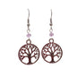 Tree of Life Bead Drop Earrings