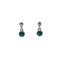 Crystal Rhinestone Silver Drop Earring