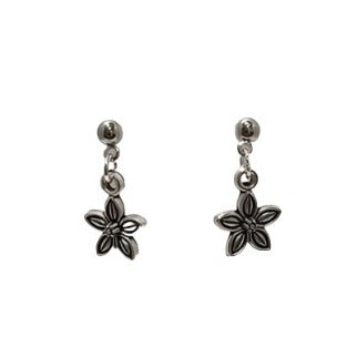 Petit 5 Pointed Petal Flower Earrings