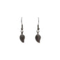 Petit Antique Silver Leaf Earrings