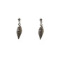 Earrings, Silver Ice Cream Drop
