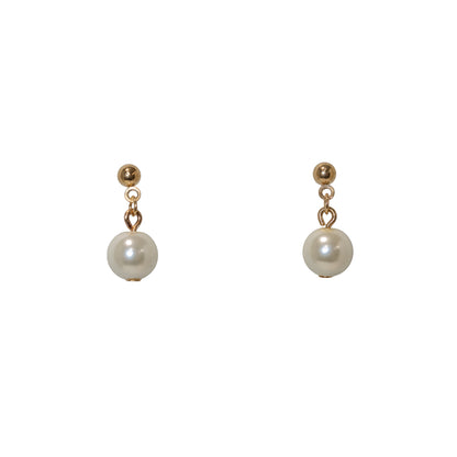 Earrings, Classic Post Pearl Drop