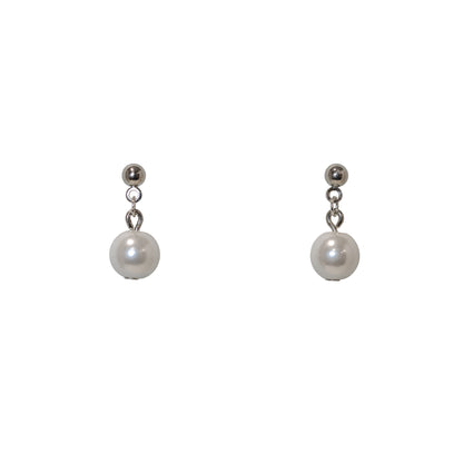 Earrings, Classic Post Pearl Drop
