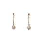 Earrings, Post Pearl Bar Drop