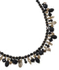 Black and Gold Multi Bead Necklace
