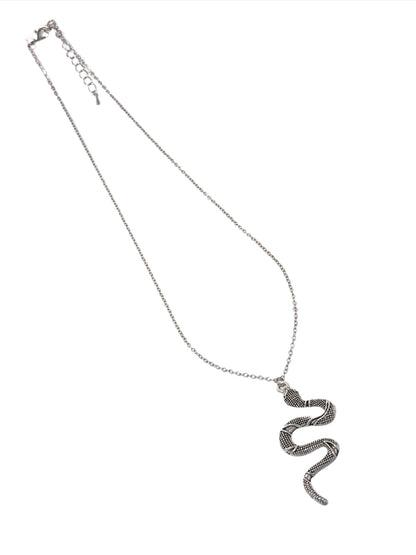 Silver Snake Pendant Chain