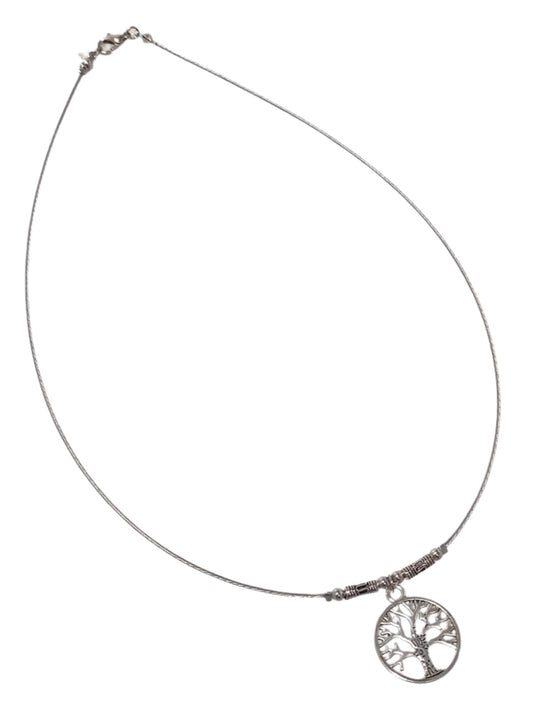 Tree of Life Tiger Tail Necklace