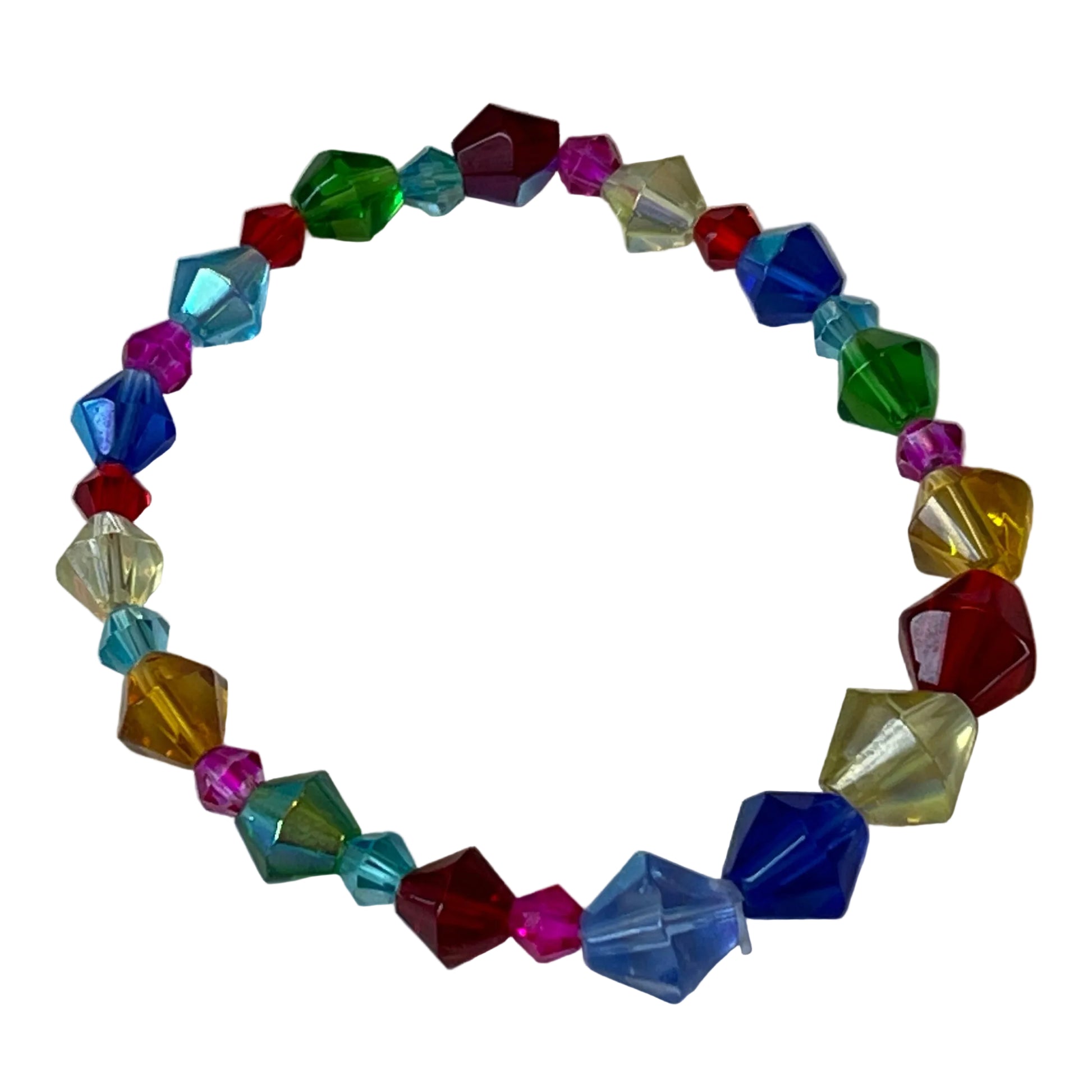 Multicolored beaded bracelet 