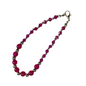 Bracelet Glass, Bicone and metallic Beads