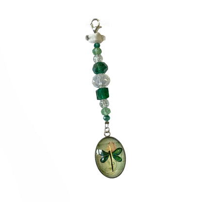 Vintage Dragonfly Bag, Phone & Key Charms