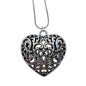 Vintage Filigree Heart Necklace